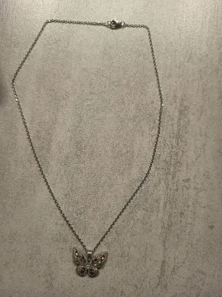 Confezione 2 Collane Farfalla e Moneta