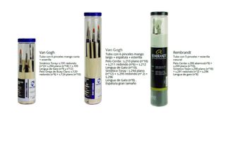 Set 18 Tubos Pintura Acrílica Amsterdam 120ml