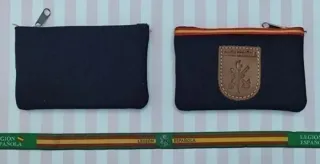 NOVEDAD! MONEDERO LONA/PIEL NEGRO LEGION + PULSERA