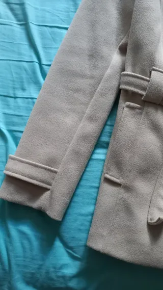 Chaquetón Abrigo mujer beige nuevo