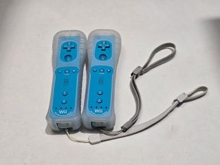 2 mando wii con Motion azul con funda
