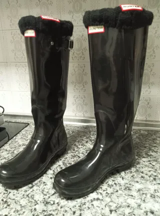 Botas Hunter Negras Talla [insertar talla]