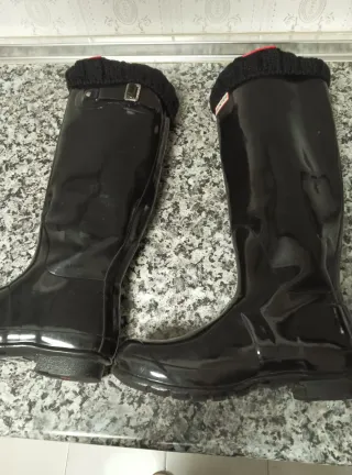 Botas Hunter Negras Talla [insertar talla]