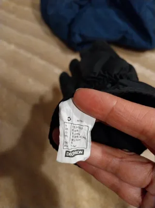 Guantes niño nieve negros y verdes