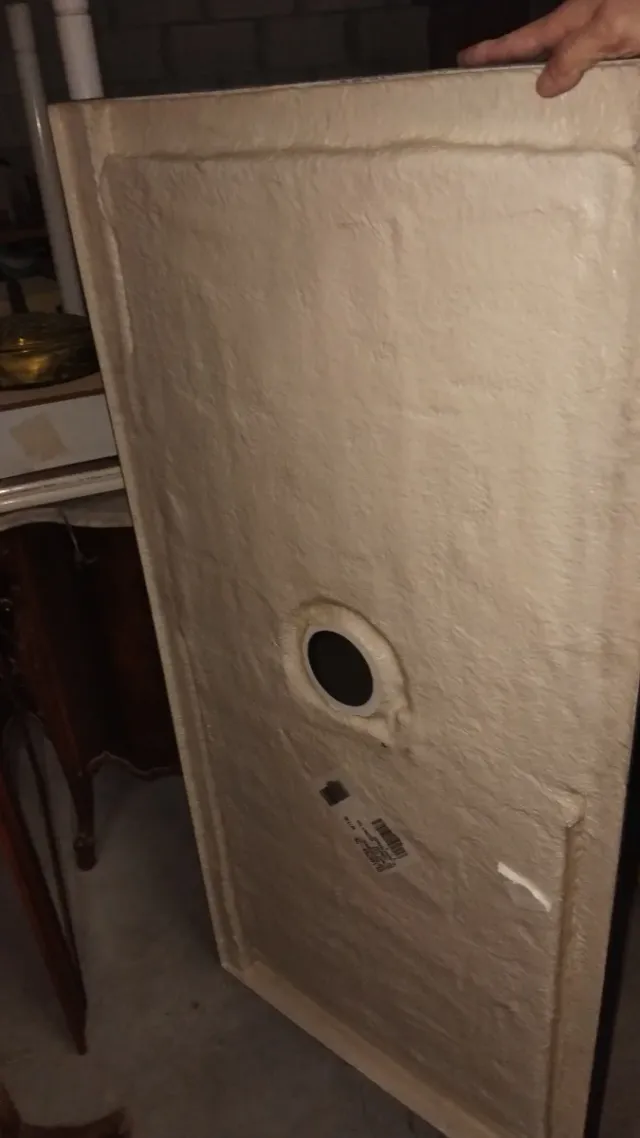 Plato de ducha piedra nuevo