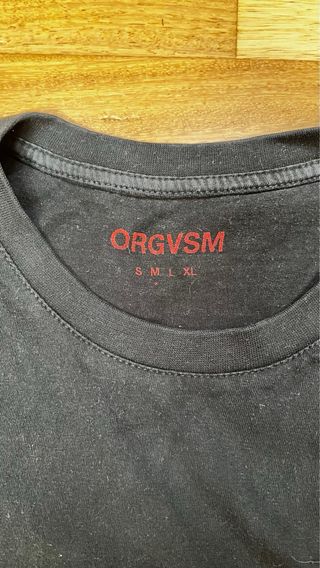 Maglietta Fuck Tee ORGVSM nera unisex taglia M