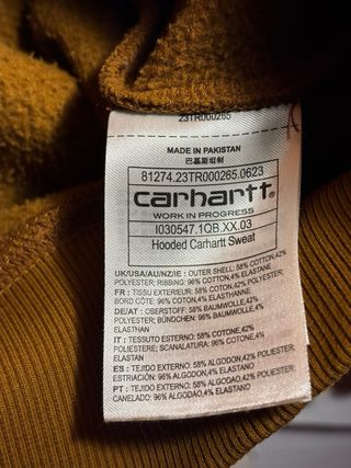 Felpa Carhartt con cappuccio Hamilton Brown