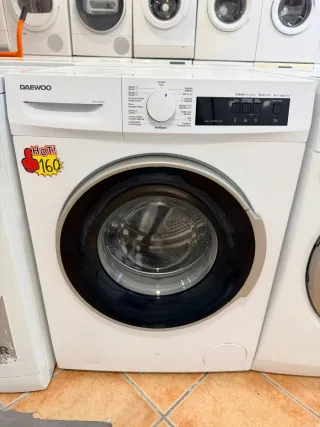 Lavadora Daewoo 8 kg 1000 rpm A+