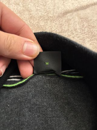 Felpa Zip Boss Vintage Uomo Nera