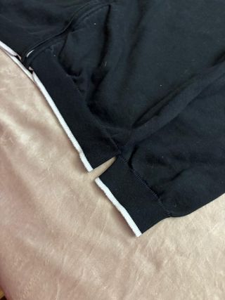 Felpa Zip Boss Vintage Uomo Nera