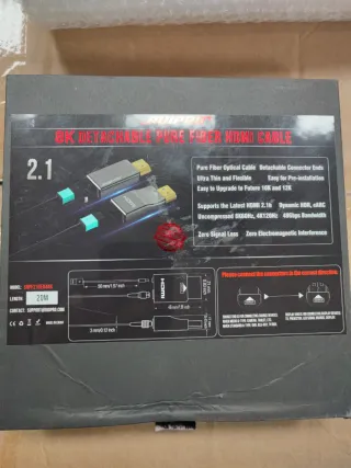 Cable HDMI Fibra Óptica RUIPRO 8K 20M #N4AK20