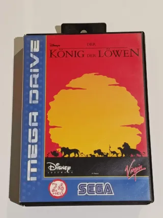 Lote 2 Giochi Mega Drive Il Re Leone e Mega Games I