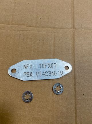 Chapa distribución Saxo 16V