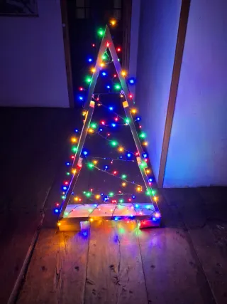 Arbol de navidad de madera