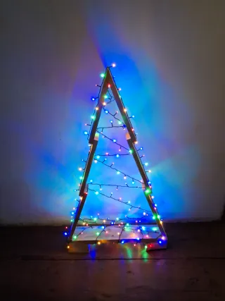 Arbol de navidad de madera