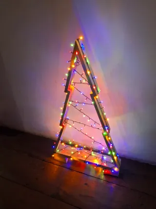 Arbol de navidad de madera