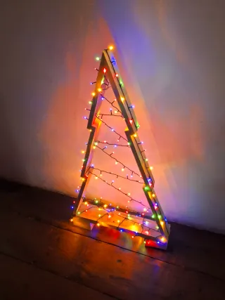 Arbol de navidad de madera