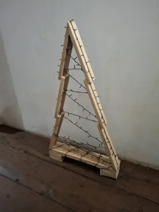 Arbol de navidad de madera