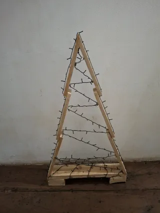 Arbol de navidad de madera