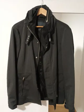 Chaqueta Zara Hombre Negra