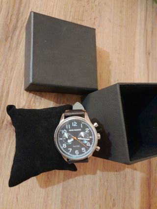 Reloj Mark Maddox Dual Time Marrón/Plata