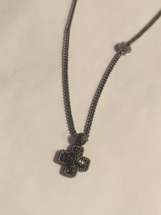 Collana Rebecca Bronzo nero Zirconi B14KNN06