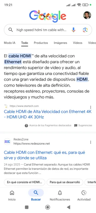 Cable HDMI Alta Velocidad