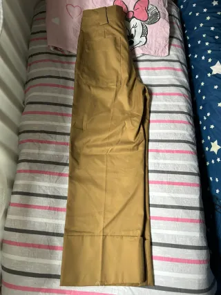 Pantalones Zara Marrones Anchos