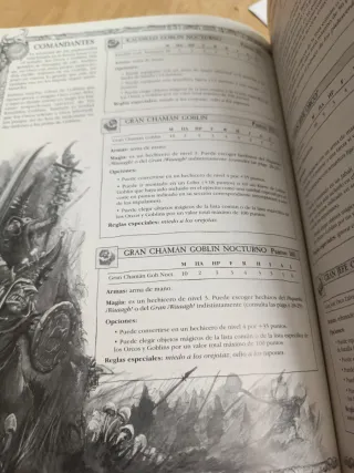 Ejércitos Warhammer. Orcos y goblins. Ed.2000