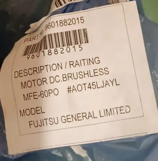 Motor Fujitsu MFE-60PO