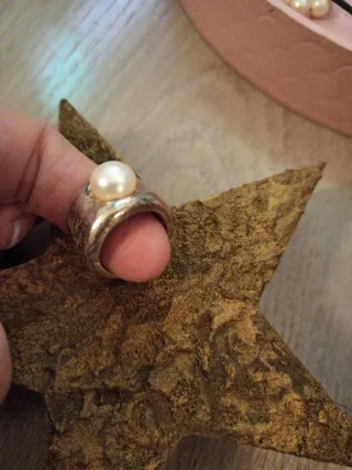 Anillo Tous Plata Perla