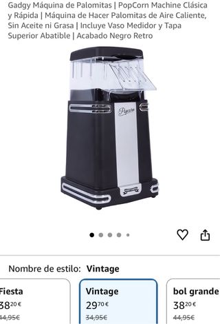 Palomitero Vintage Rojo