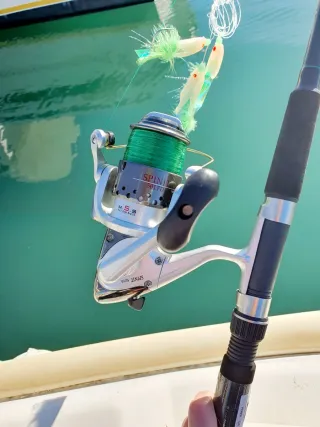 Equipo pesca currican, JIGGING, Fondeo, Spinning