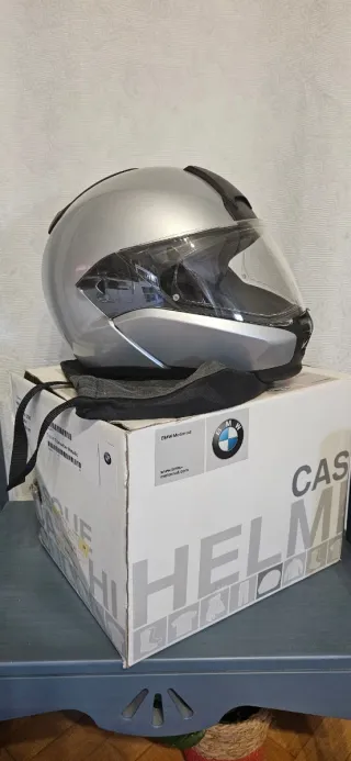 Casco BMW Moto Plata
