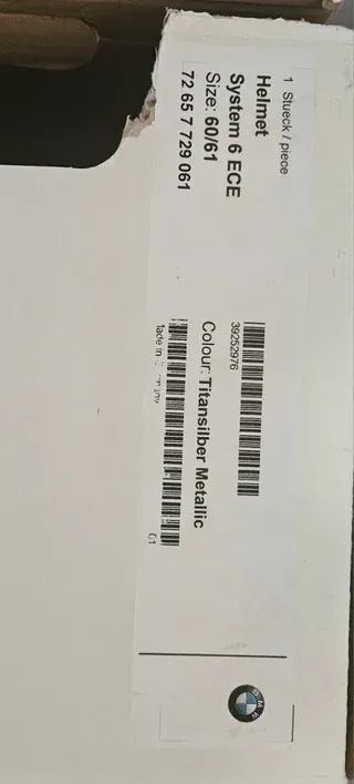 Casco BMW Moto Plata