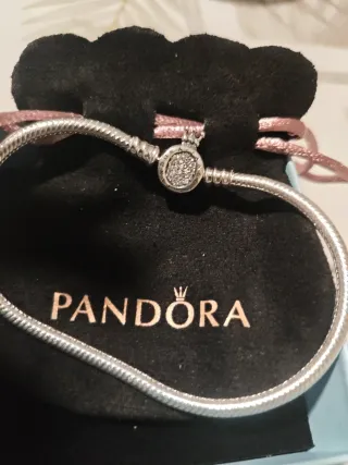 Pulsera Pandora Talla 20 Plata