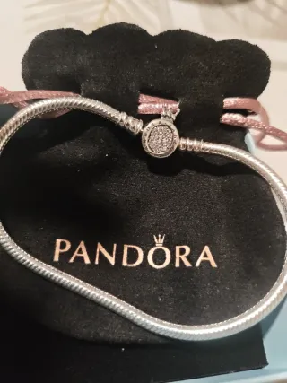 Pulsera Pandora Talla 20 Plata