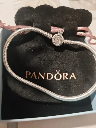 Pulsera Pandora Talla 20 Plata