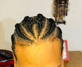 Trenzas africanas hombre