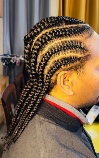 Trenzas africanas hombre