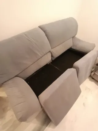 Sofás de 2 y 3 plazas gris.  NO SE HACE ENVIO.