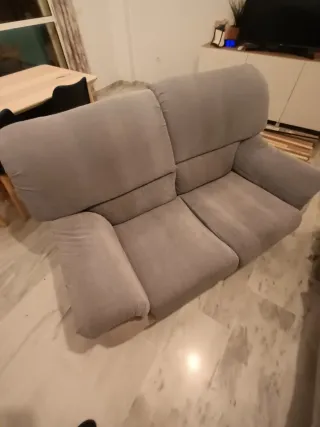 Sofás de 2 y 3 plazas gris.  NO SE HACE ENVIO.