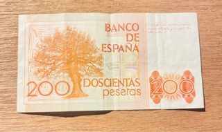 5 Billetes Auténticos España Pesetas
