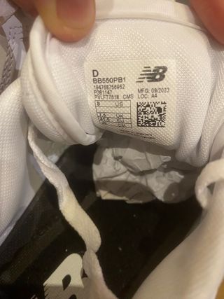 New Balance 550 Blancas