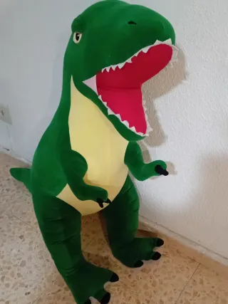 Peluche Dinosaurio Verde Grande