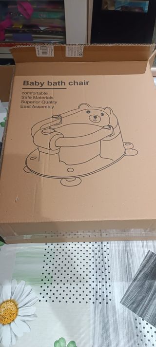 Asiento de ducha/bañera bebé con ventosas