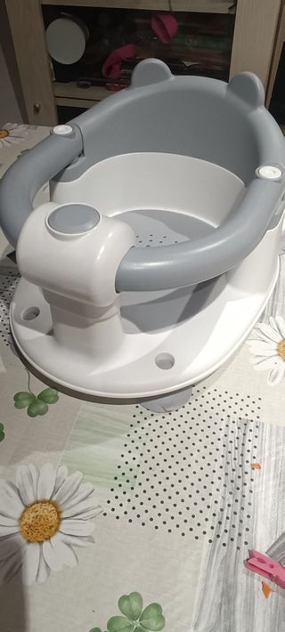 Asiento de ducha/bañera bebé con ventosas