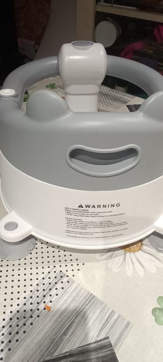 Asiento de ducha/bañera bebé con ventosas