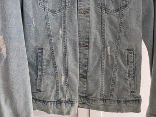 Chaqueta tejana Pull&Bear desgastada forro sherpa