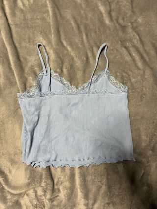Top lencero azul